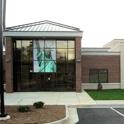 Exterior of Greer Field Support Office